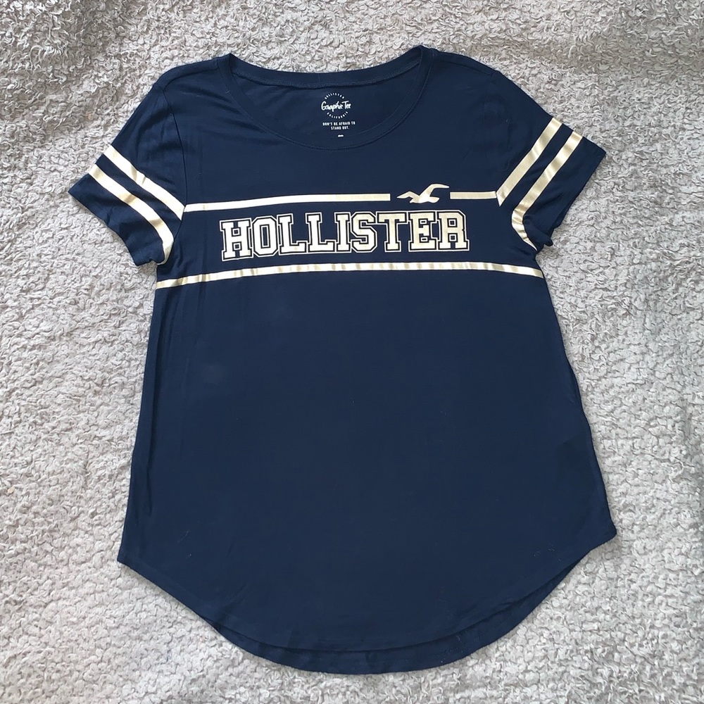 Hollister Blue & Gold T-shirt